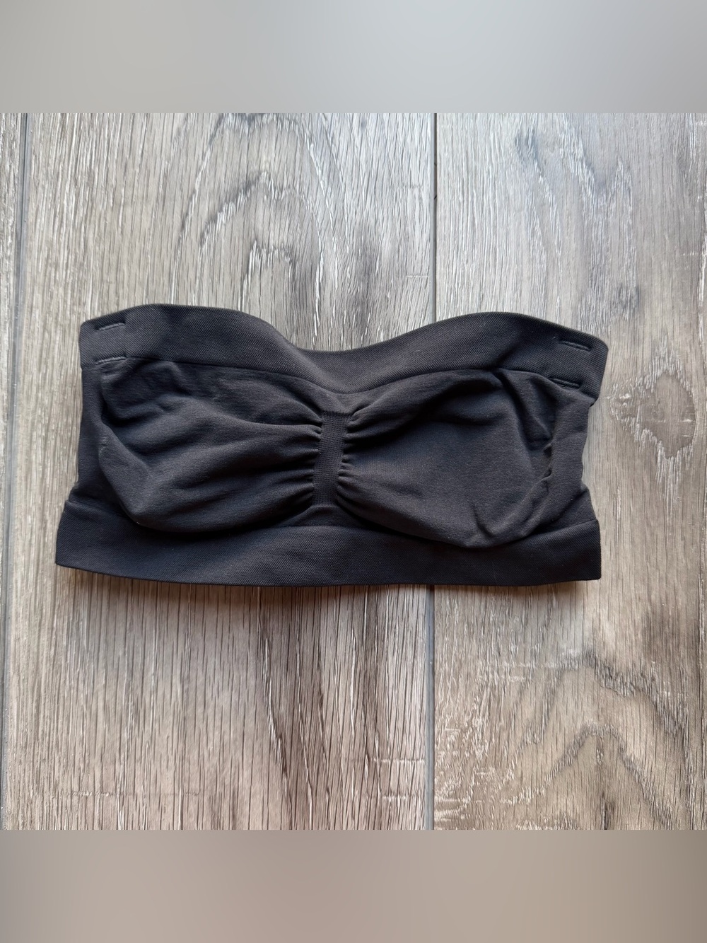 SKIMS Black Bandeau Bra – Size S